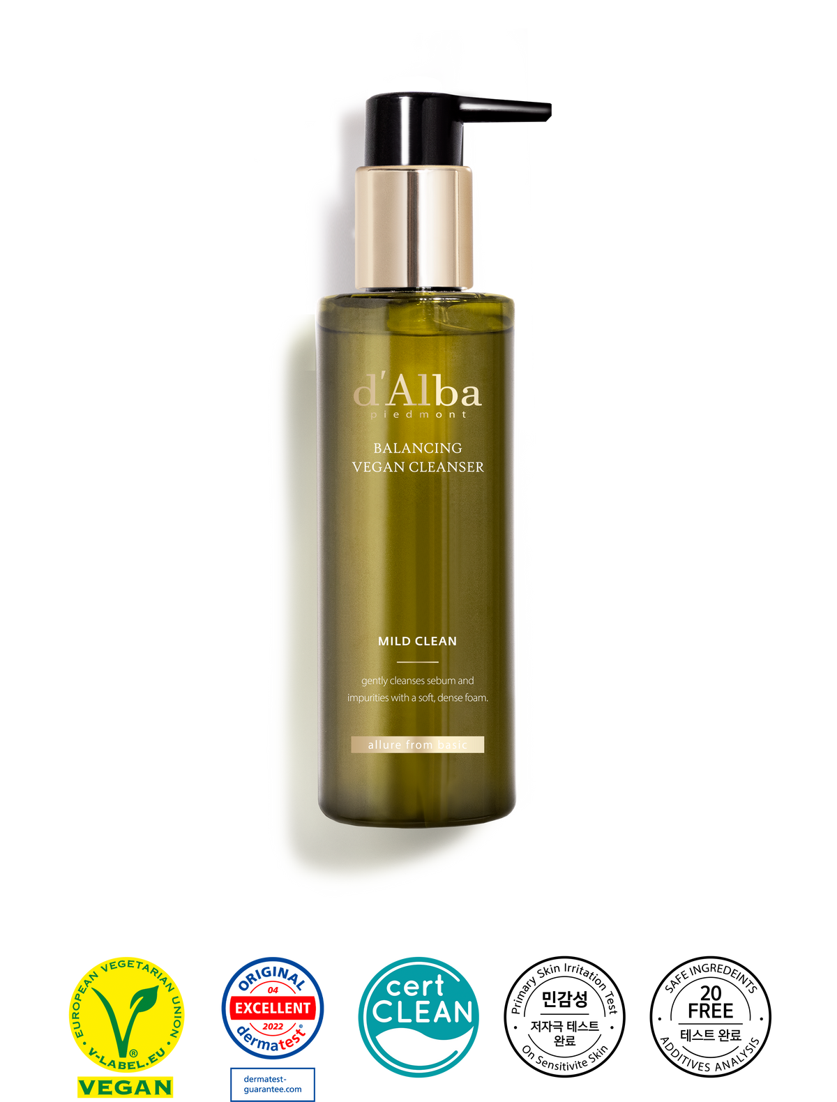 d'Alba Mild Skin Balancing Vegan Cleanser