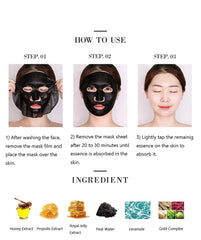 papa recipe  Bombee Black Honey Mask