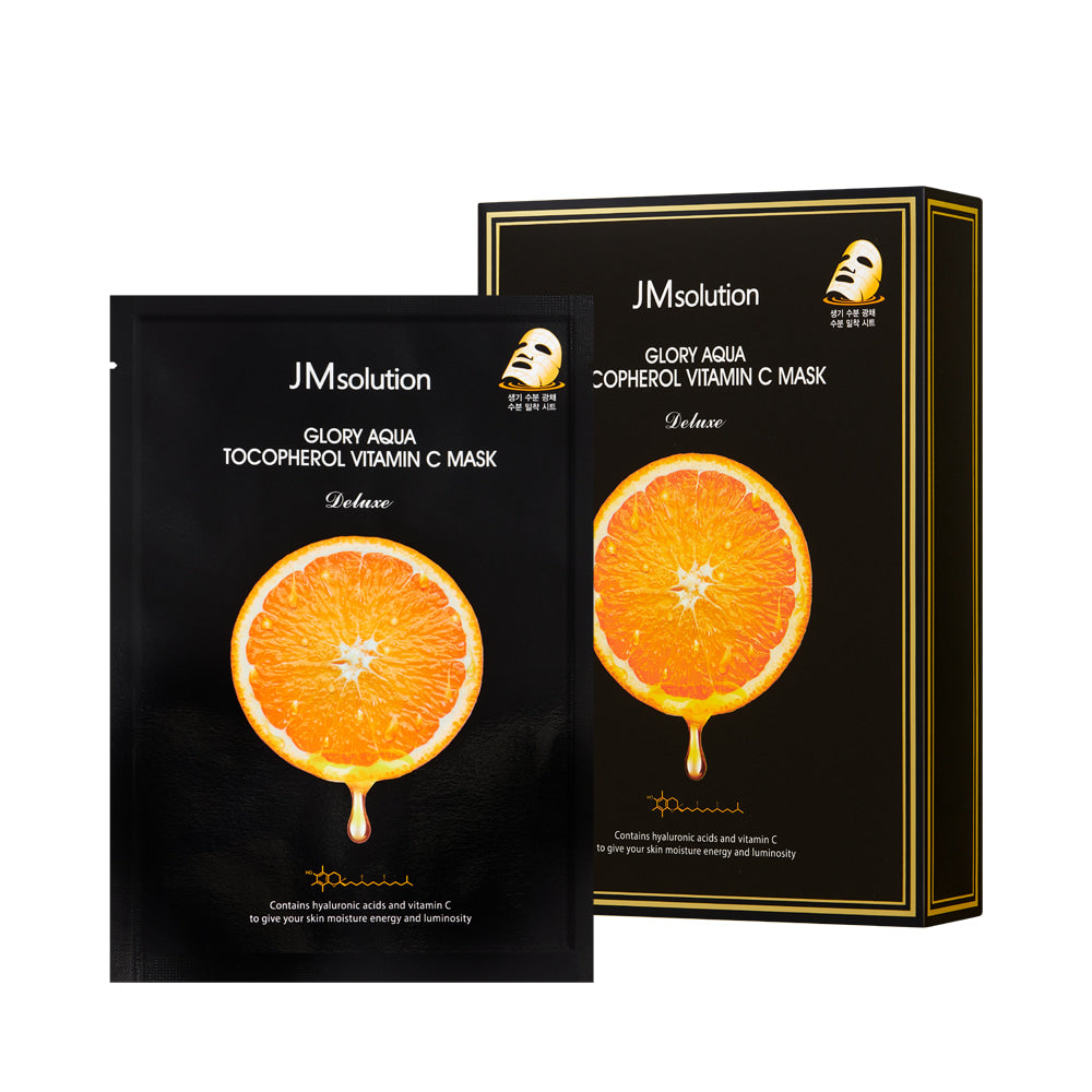 JMsolution Glory Aqua Tocopherol Vitamin C Mask Deluxe