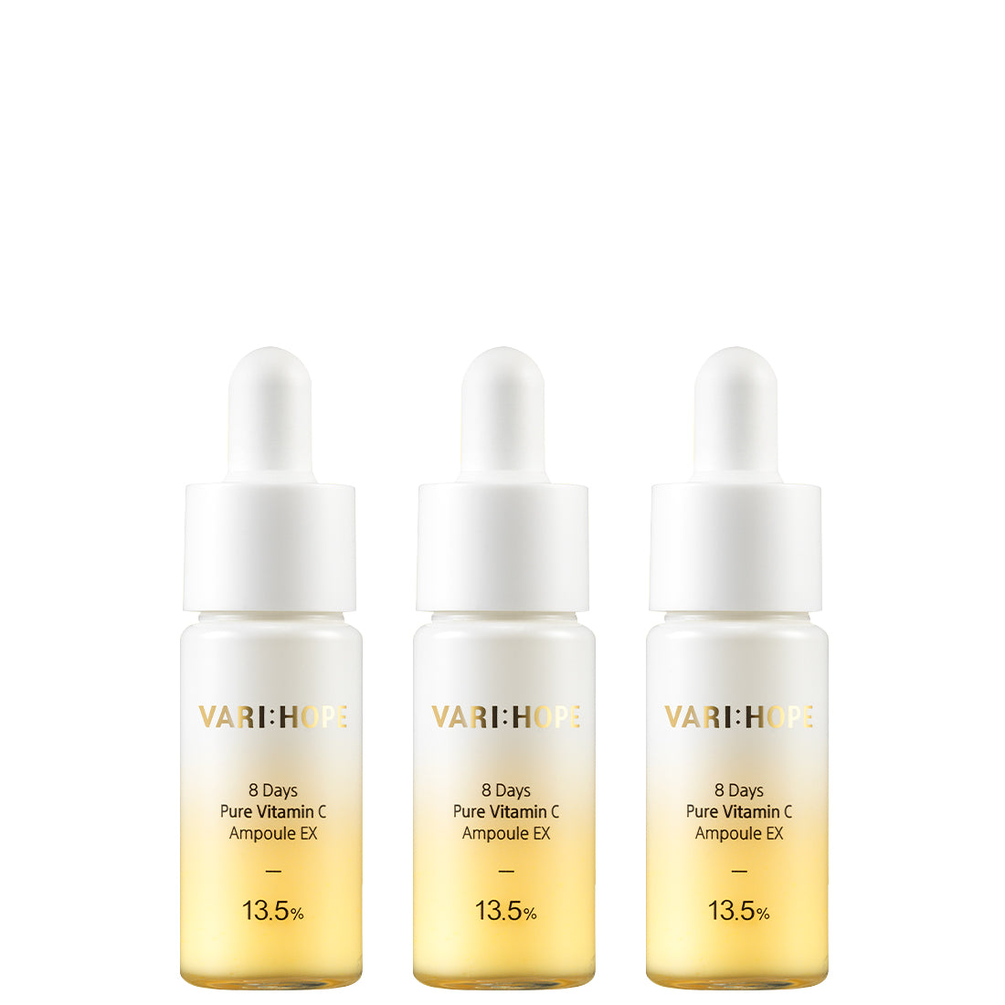 VARI:HOPE 8 Days Pure Vitamin C Ampoule Expert - 3 Bottles Set